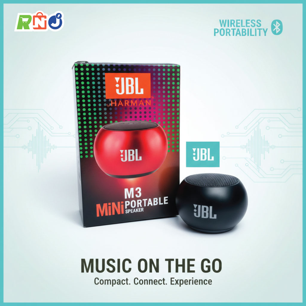 JBL M3 Mini Portable Speaker With Memory Card Supported