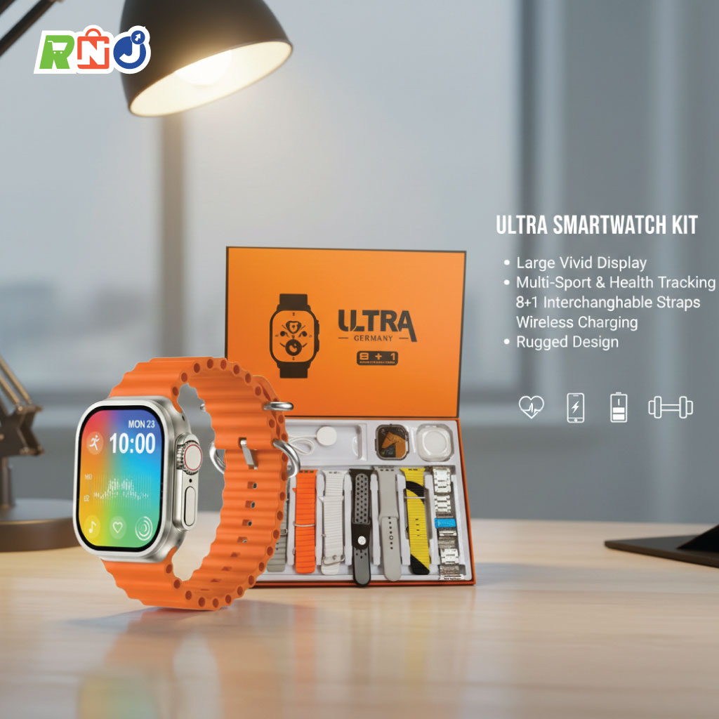 Y80 Ultra Smartwatch with 8 Strap