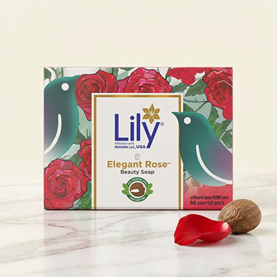 Lily Elegant Rose Beauty Soap 75g