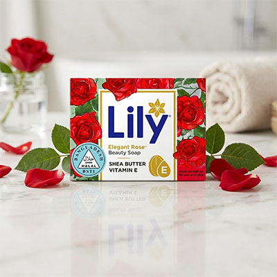 Lily Elegant Rose Beauty Soap (Halal) 100g