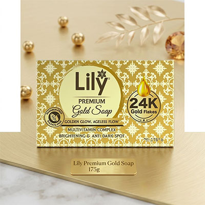 Lily Premium Gold Soap 175g