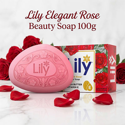 Lily Elegant Rose Beauty Soap 100g